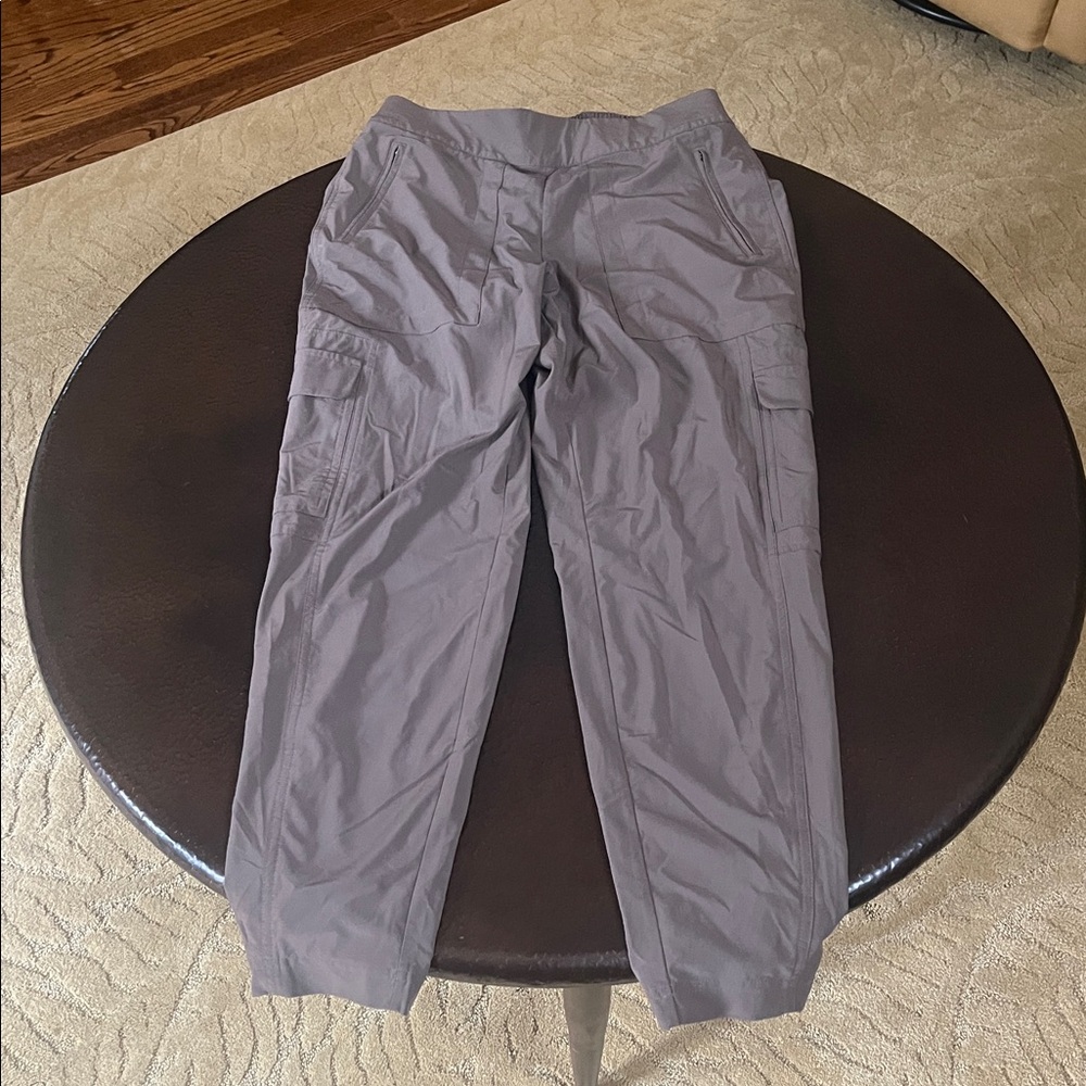 Athleta Taupe Chelsea Cargo Pants (lined)